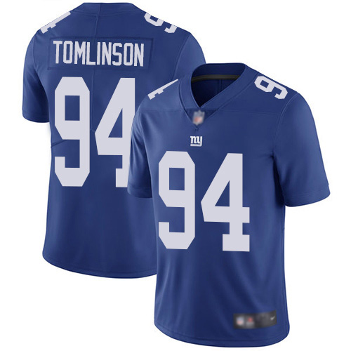 Men New York Giants #94 Dalvin Tomlinson Royal Blue Team Color Vapor Untouchable Limited Player Football NFL Jersey->new york giants->NFL Jersey